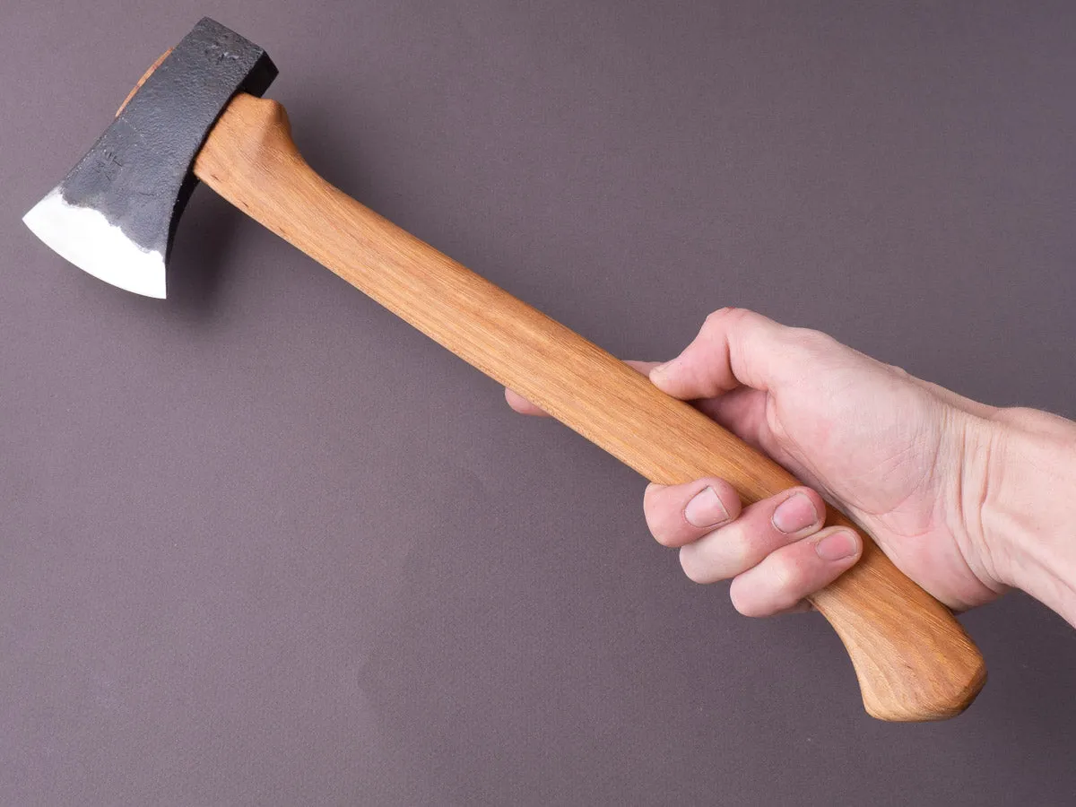 Northeast Axe & Tool - 12oz Small Pack Axe - 1050 Carbon - 16" Hickory Handle