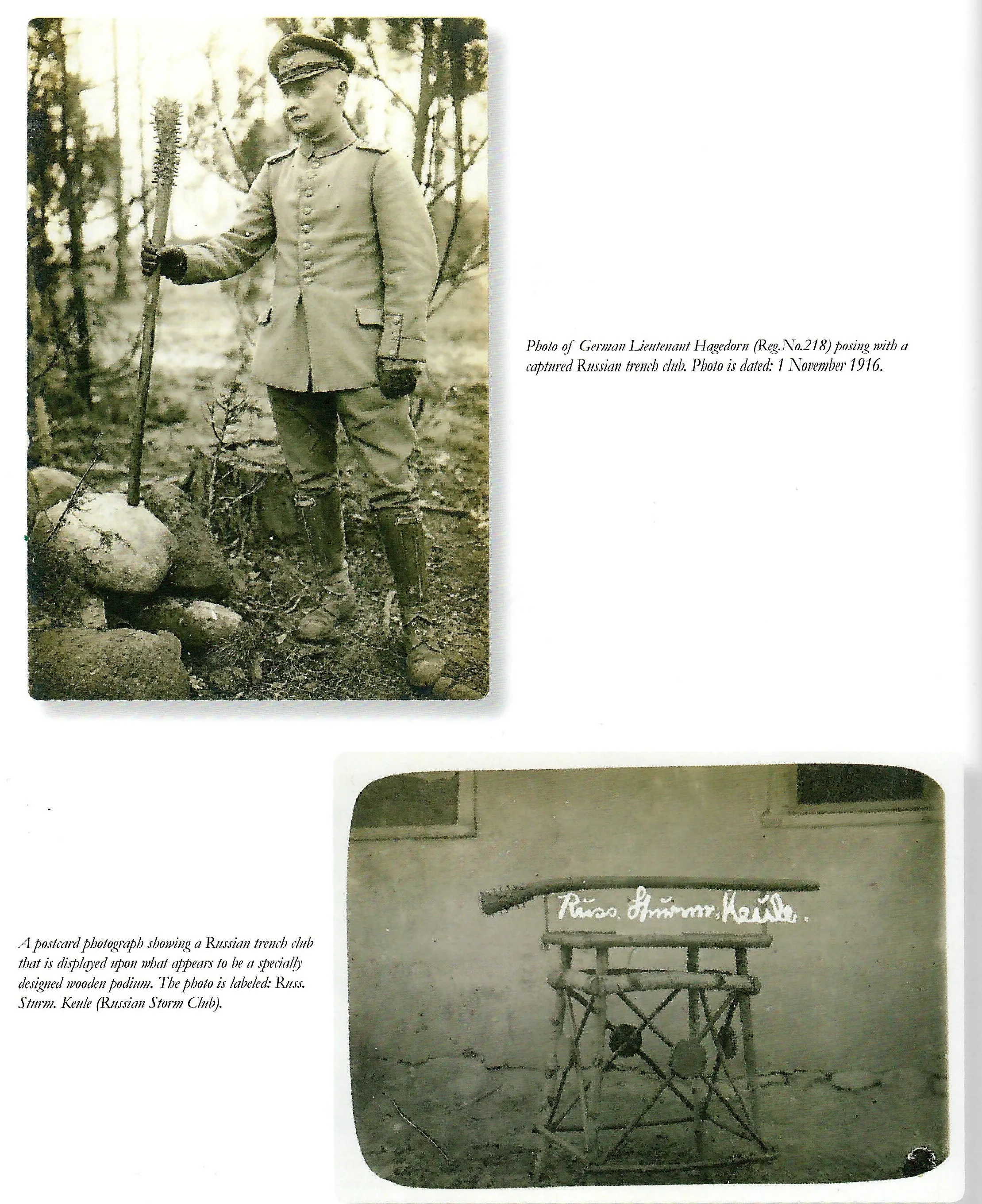 Original German WWI Trench Raiding Club - From Personal Collection David F. Machnicki Author of At Arm's Length Series