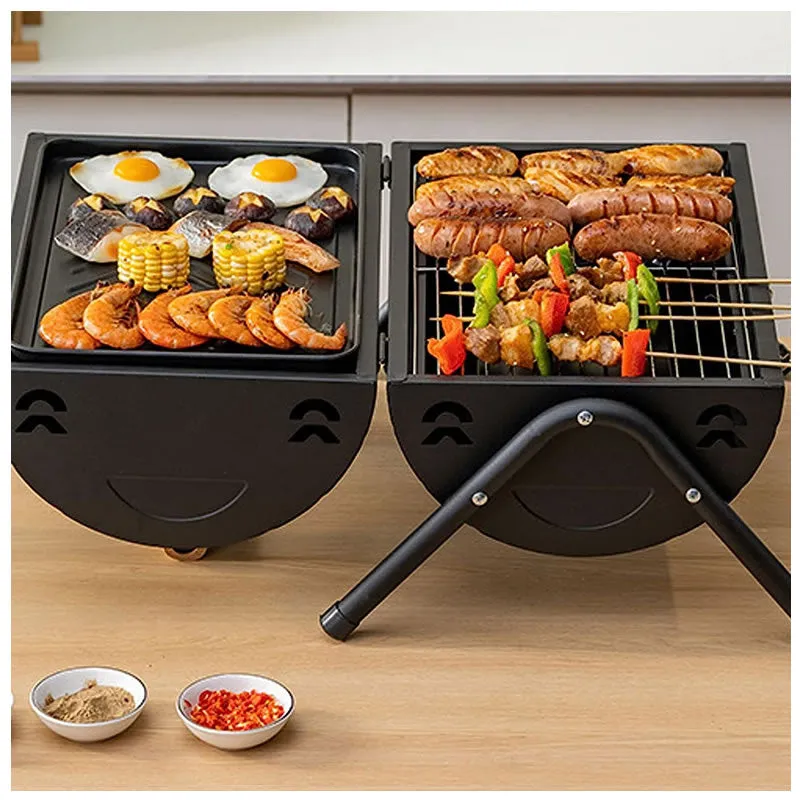 Outdoor Integrated Portable Bbq Grill Cf-Hz-22 Black