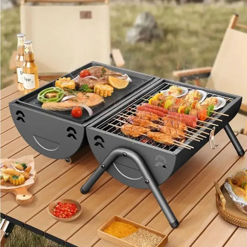 Outdoor Integrated Portable Bbq Grill Cf-Hz-22 Black