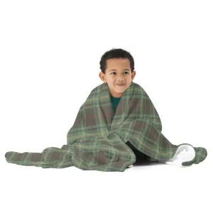 Paris Teal Plaid Throw Blanket
