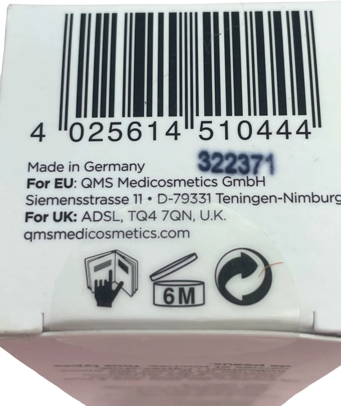 QMS Advanced Cellular Alpine Day & Night Eye Cream 15ml