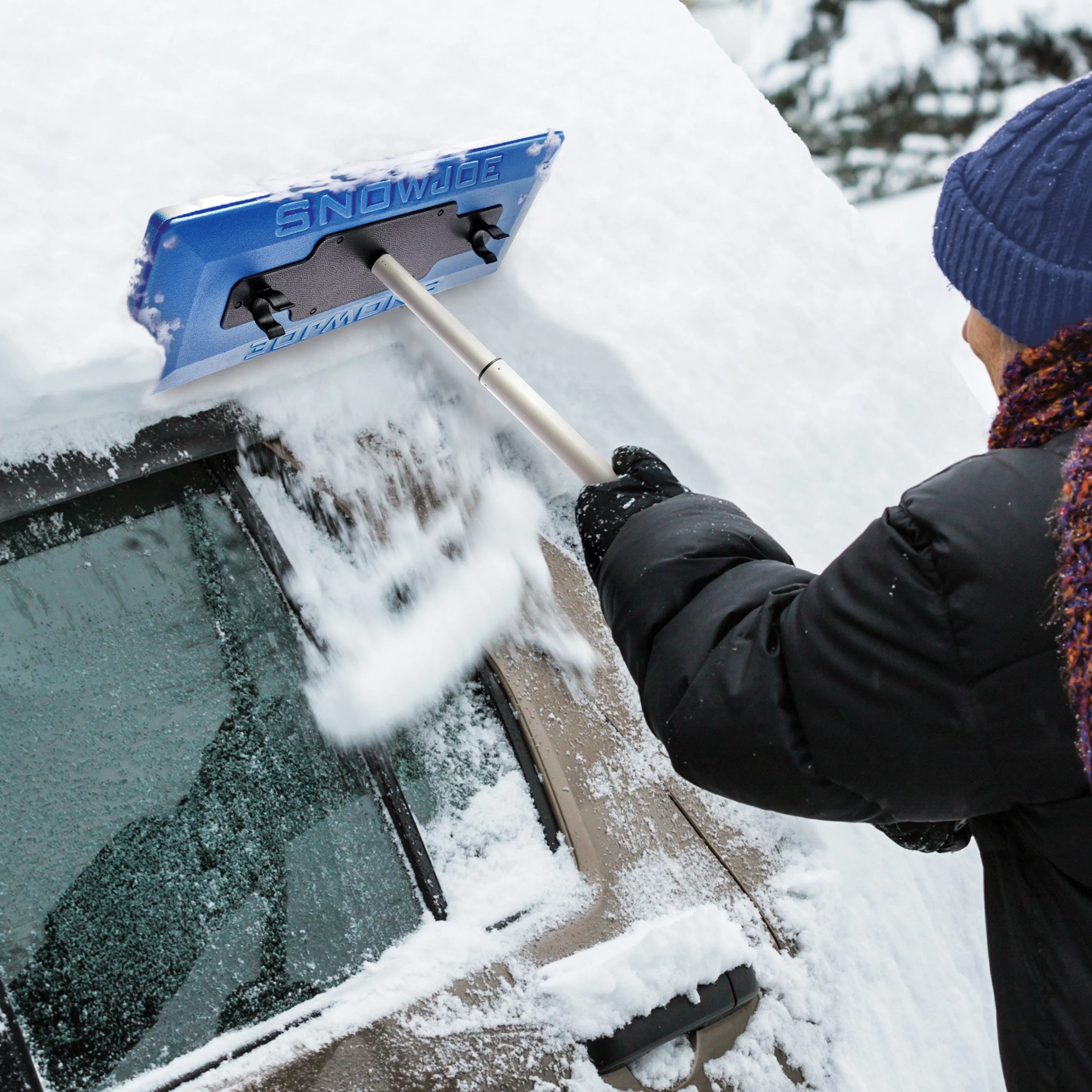 Snow Joe Electric Shovel Protection & Accessory Bundle | Snow Shovel   Cover   Snow Broom