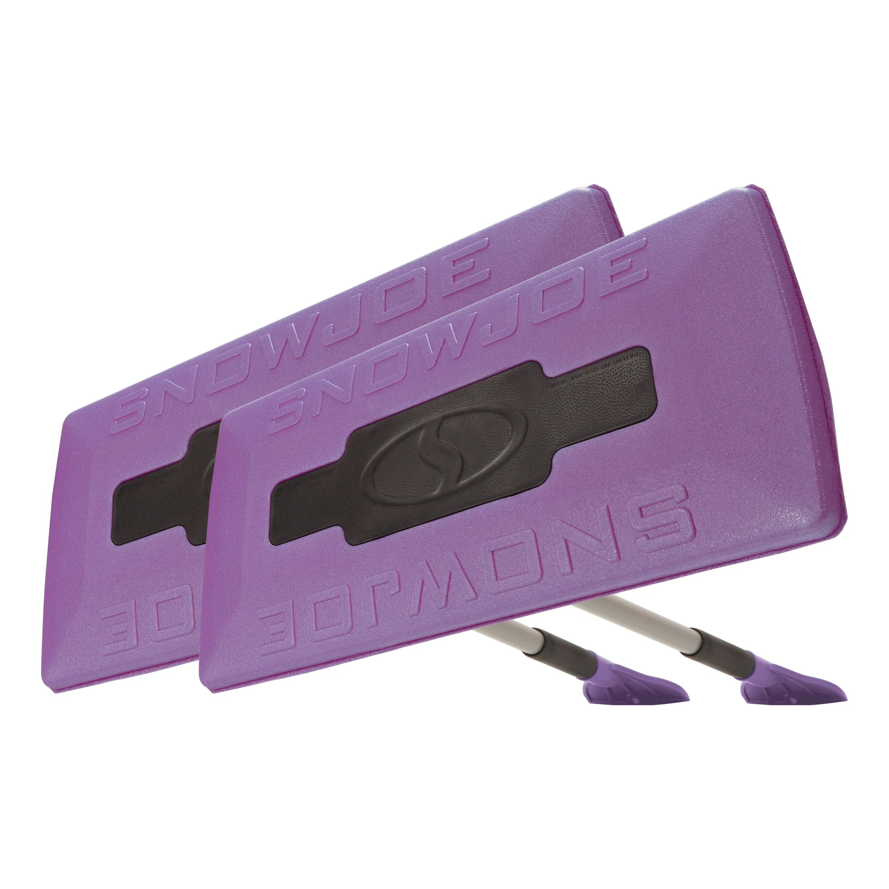 Snow Joe SJBLZD-JMB-PRP2 2-Pack Jumbo Telescoping Snow Broom   Ice Scraper (Purple)