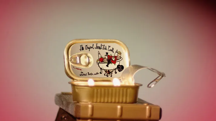 Tinned Fish Candle in Smoked Rose Water