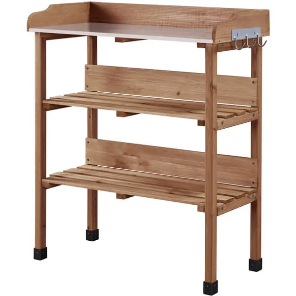 Yaheetech Outdoor Garden Potting Bench Table